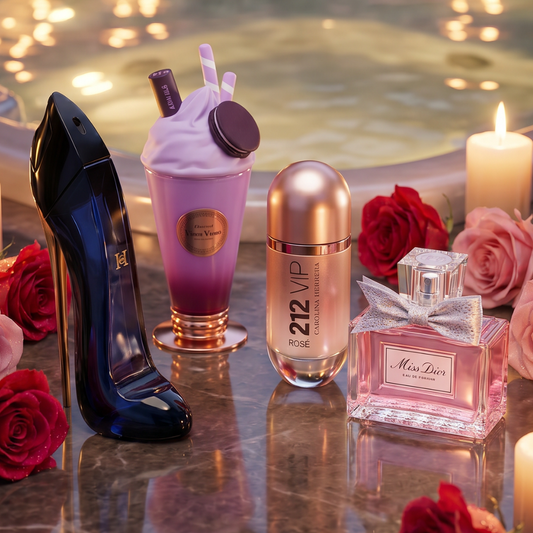 GOOD GIRL, YUMYUM 50ml, 212VIP ROSE, MISS DIOR